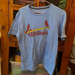 Barley worn cardinals tee shirt